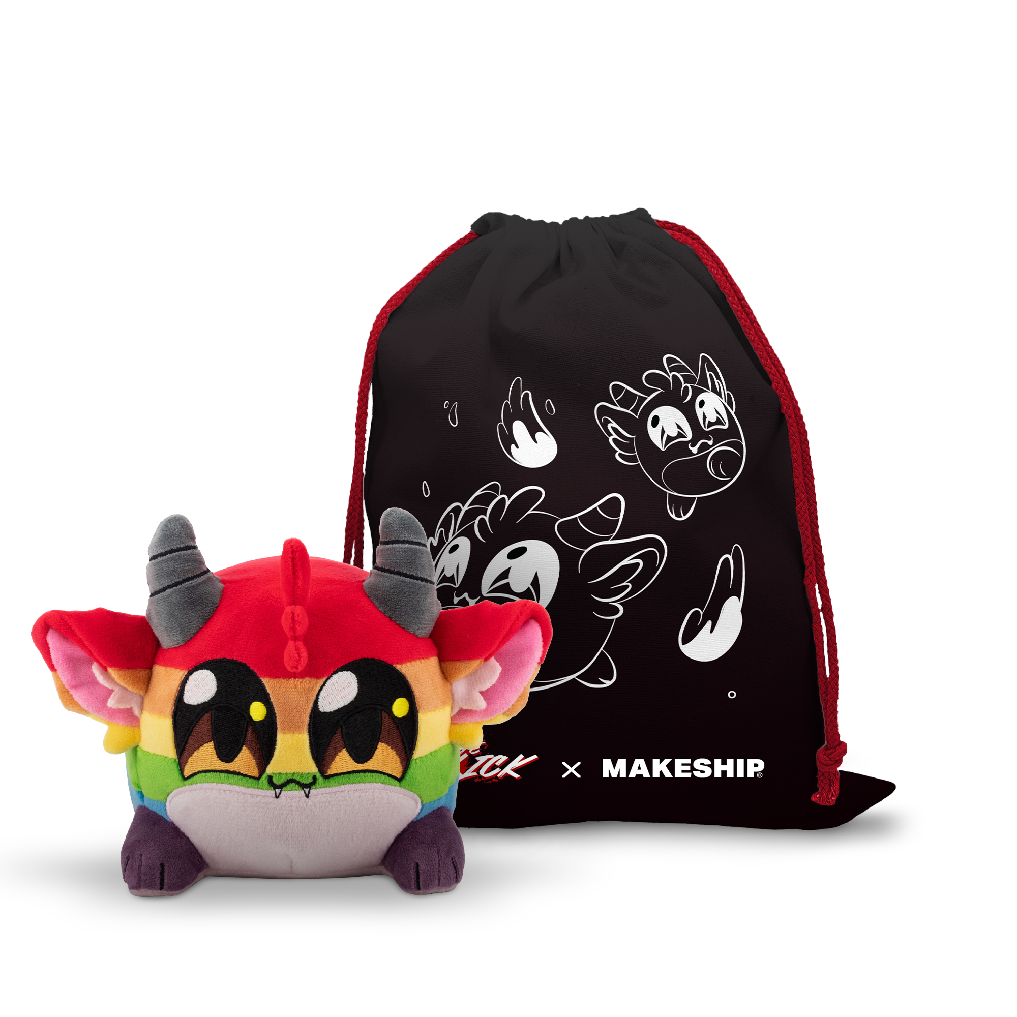 Rainbow Emotional Support Demon 2.0 Plushie