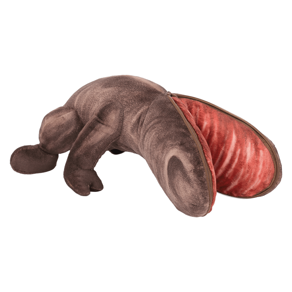 Split Head Zipper-Mouth Plush