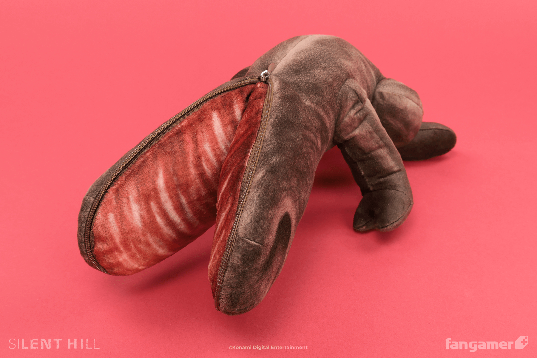 Split Head Zipper-Mouth Plush